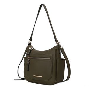 Crossbody Bag, Vegan Leather Shoulder Bag Handbag Purse By Mia K :|